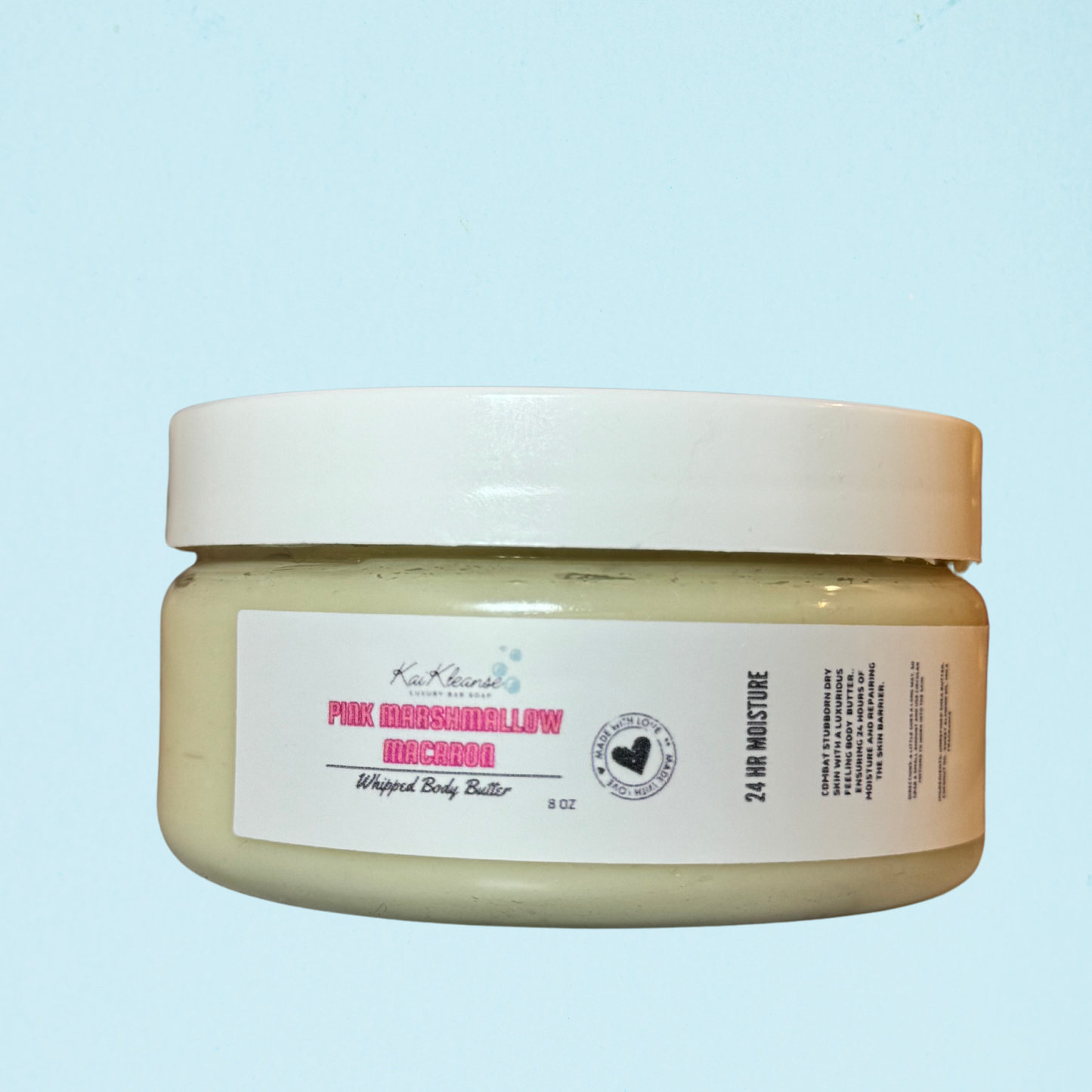 Pink Marshmallow Macaron Whipped Body Butter