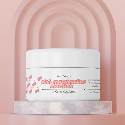 PINK MARSHMALLOW MACARON WHIPPED BODY BUTTER