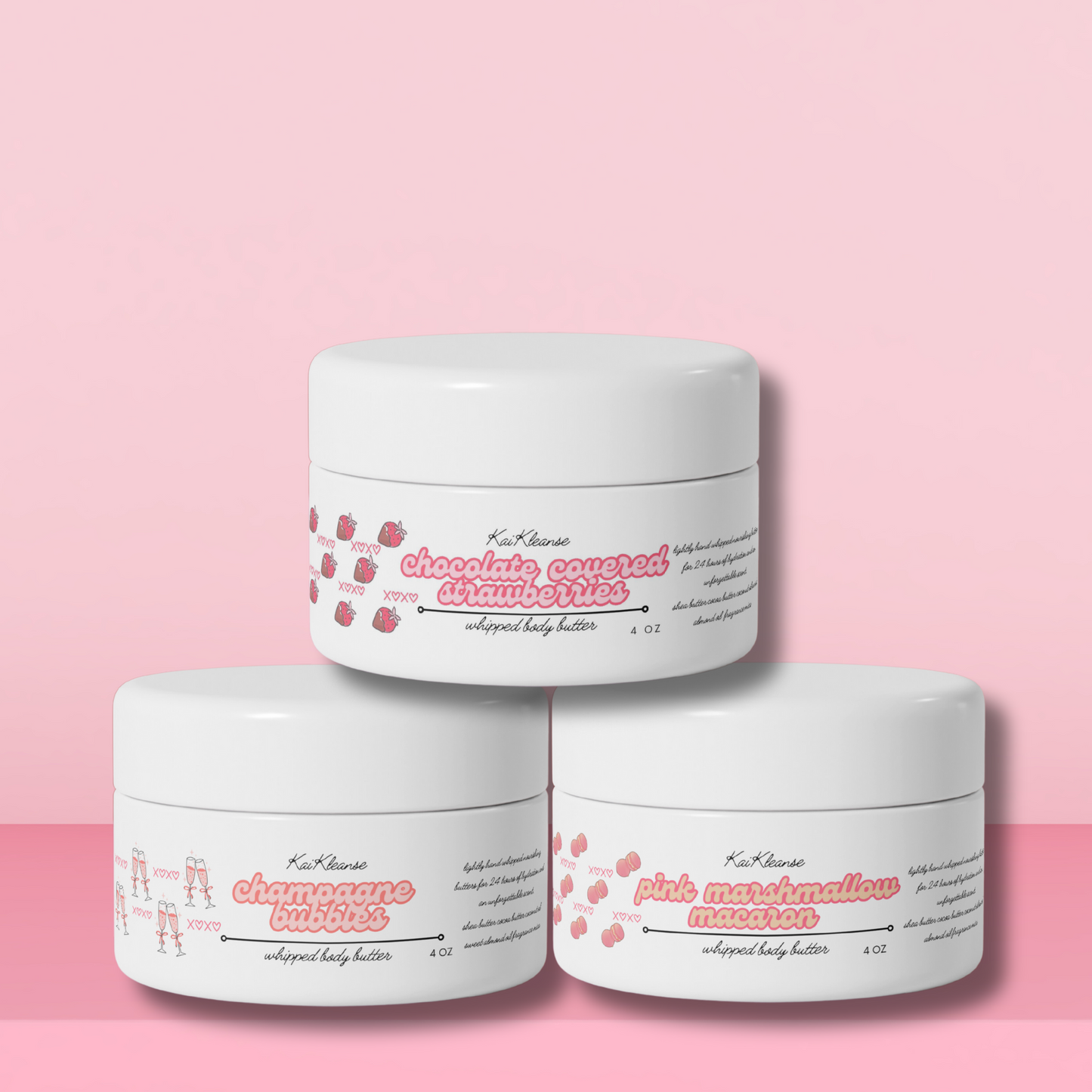 Just a teeny bit of love.. xo WHIPPED BODY BUTTER TRIO